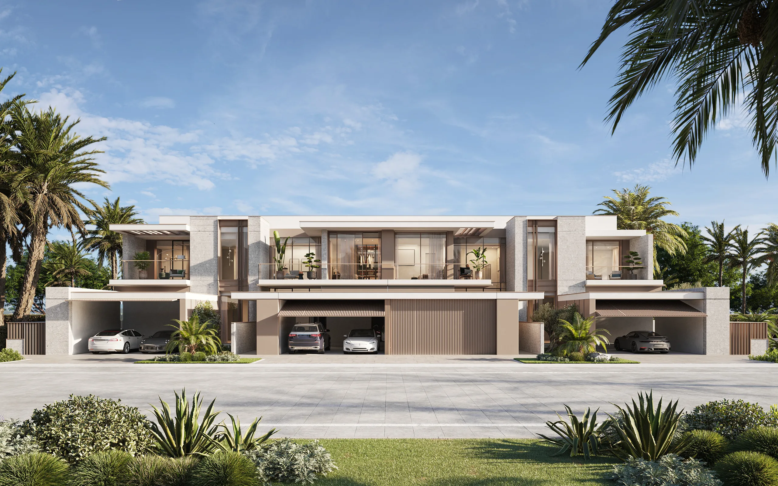 Bay Villas reference imagery for townhouses